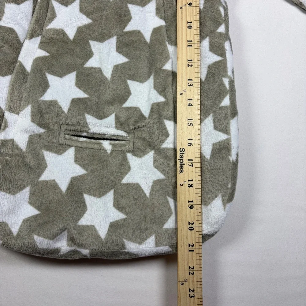 Carter's Bunting Star Print Fleece Cozycore Winter Wear Cozy Pram Suit Kids 0-6M